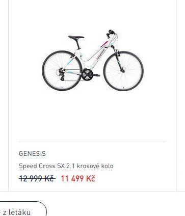GENESIS Speed Cross SX 2.1 krosové kolo
