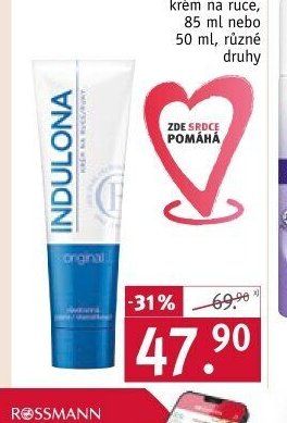 Indulona krém na ruce, 85 ml / 50 ml