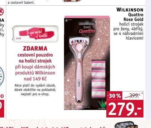 Wilkinson Quattro Rose Gold
