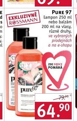 Pure 97 šampon nebo balzám na vlasy