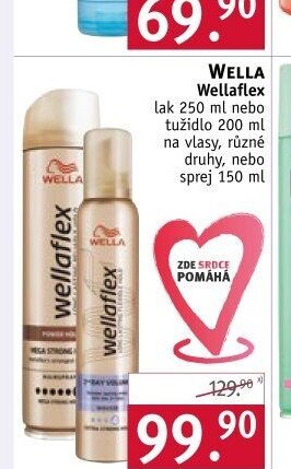 Wella Wellaflex lak na vlasy nebo tužidlo