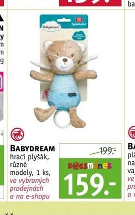 BABYDREAM hrací plyšák