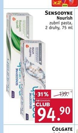 Sensodyne Nourish zubní pasta