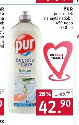 Pur prostředek na mytí nádobí