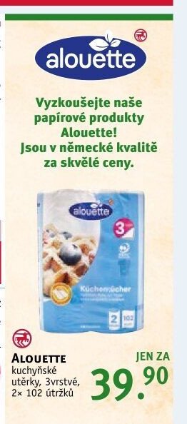 Alouette kuchyňské utěrky