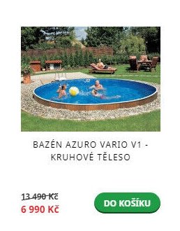 Bazén Azuro Vario V1 - Kruhové těleso