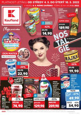 aktuální leták Kaufland 4.5.2022-10.5.2022
