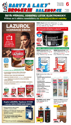 aktuální leták Barvy a laky drogerie 3.5.2022-22.5.2022