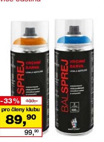 BALSPREJ email, základ a lak akrylový 400 ml