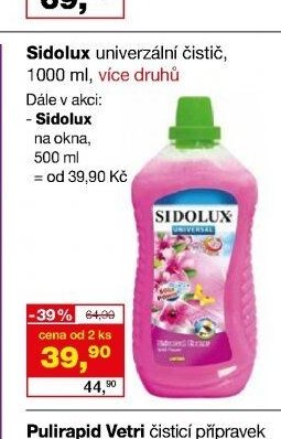 Sidolux univerzální čistič, 1000 ml