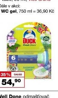 Duck Fresh Discs WC blok v tubě, 36 ml
