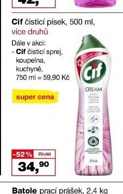 Cif čisticí písek, 500 ml