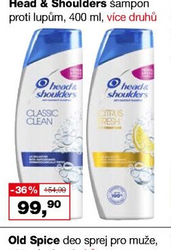 Head & Shoulders šampon 400 ml - Barvy a laky drogerie aktualniletaky.eu