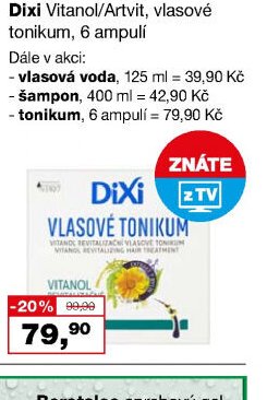 Dixi Vitanol/Artvit vlasové tonikum - Barvy a laky drogerie aktualniletaky.eu
