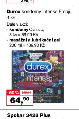 Durex kondomy Intense Emoji