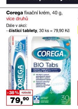 Corega fixační krém a BIO Tabs - Barvy a laky drogerie aktualniletaky.eu
