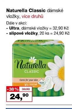 Naturella Classic dámské vložky