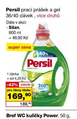 Persil prací prášek a gel