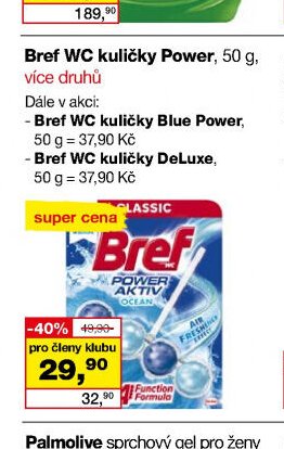 Bref WC kuličky Power
