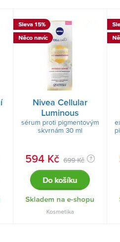 Nivea Cellular Luminous sérum proti pigmentovým skvrnám 30 ml
