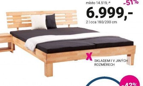 POSTEL BOXSPRING, cca 180/200 cm