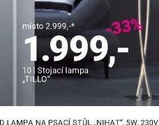 Stojací lampa TILLO