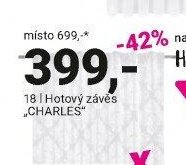 Hotový závěs CHARLES