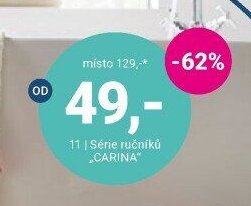 Série ručníků CARINA