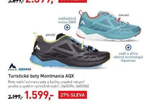 Turistické boty Montmania AQX