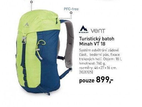 Turistický batoh Minah VT 18