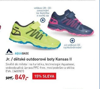 Jr. / dětské outdoorové boty Kansas II