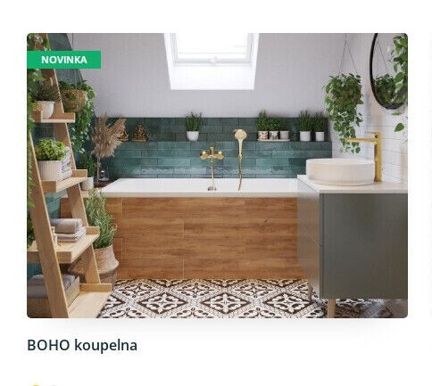 BOHO koupelna