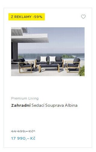 Zahradní sedací souprava Albina