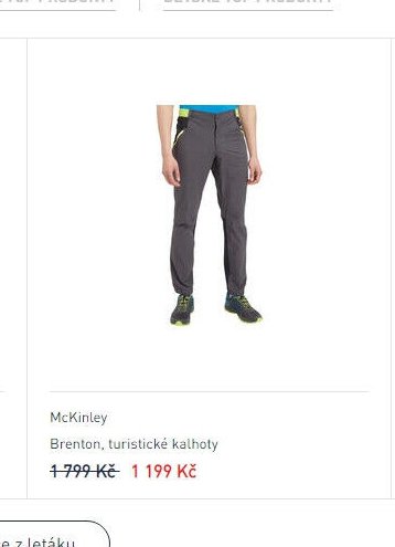 McKinley Brenton, turistické kalhoty - Intersport aktualniletaky.eu