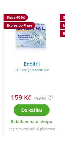 Enditril 10 tvrdých tobolek
