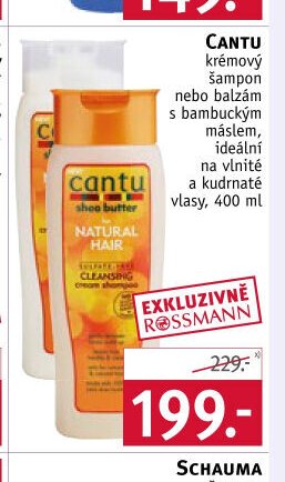 CANTU krémový šampon nebo balzám