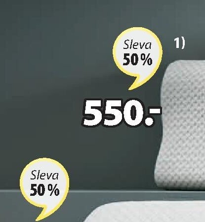 VOSS Kvalitní polštář z tlakům ulevující vzdušné paměťové pěny