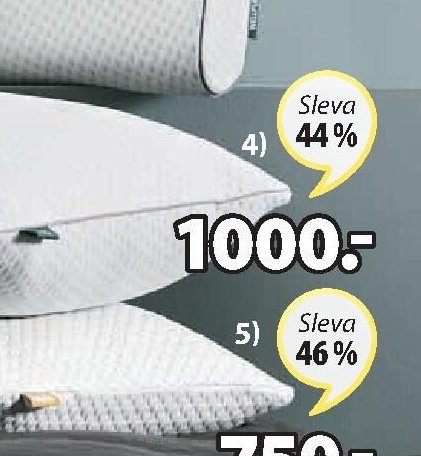 FIGGJO Luxusní polštář z drcené tlakům ulevující vzdušné paměťové pěny