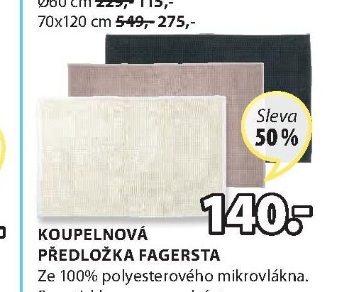 KOUPELNOVÁ PŘEDLOŽKA FAGERSTA