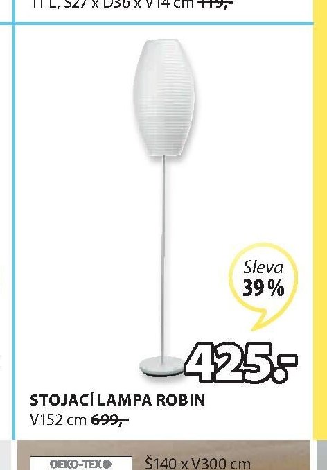 Stojací lampa ROBIN
