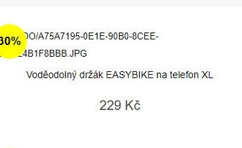 Voděodolný držák EASYBIKE na telefon XL