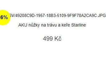 AKU nůžky na trávu a keře Starline