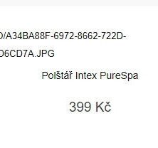 Polštář Intex PureSpa