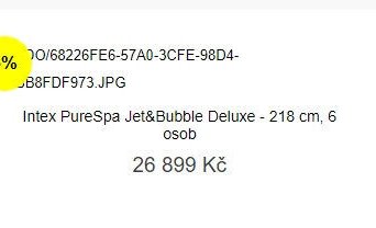 Intex PureSpa Jet&Bubble Deluxe - 218 cm, 6 osob
