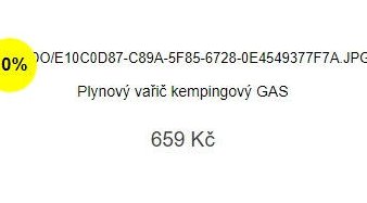 Plynový vařič kempingový GAS