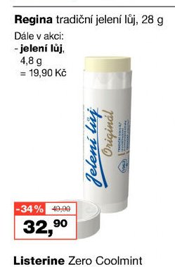 Regina tradiční jelení lůj, 28 g