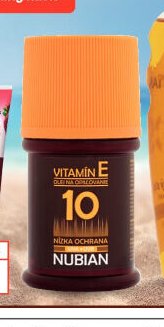 Nubian olej na opalování SPF 10, 60 ml