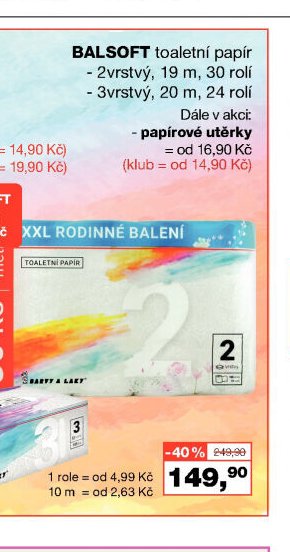 BALSOFT toaletní papír