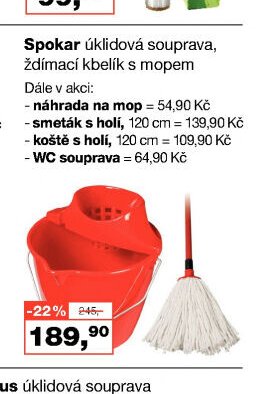 Spokar úklidová souprava
