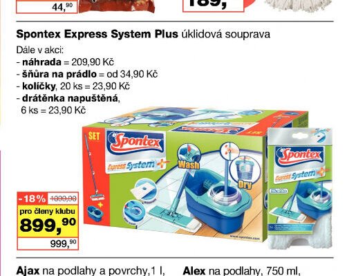 Spontex Express System Plus úklidová souprava